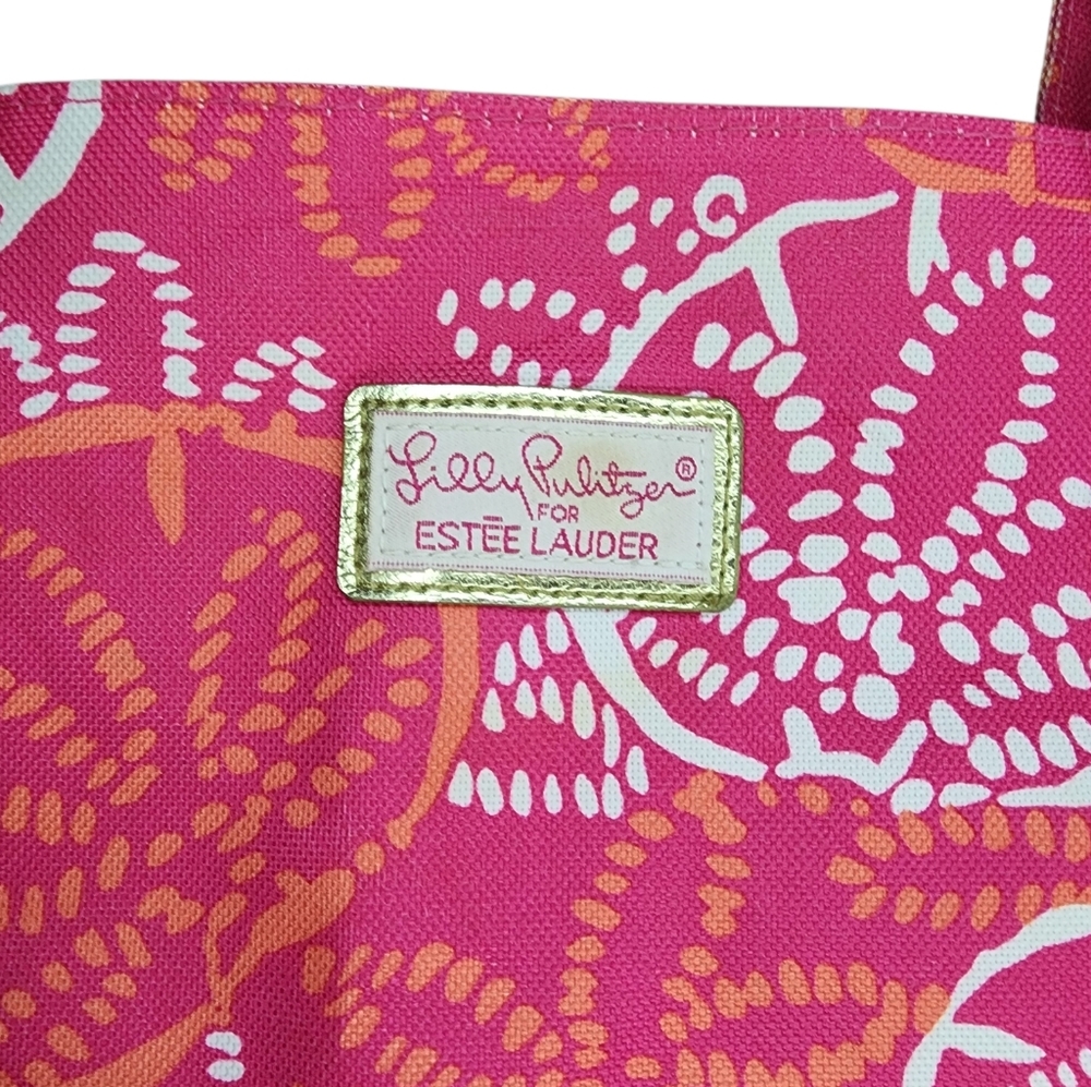 Lilly Pulitzer x Estee Lauder Tote Bag Set - Picture 4 of 6